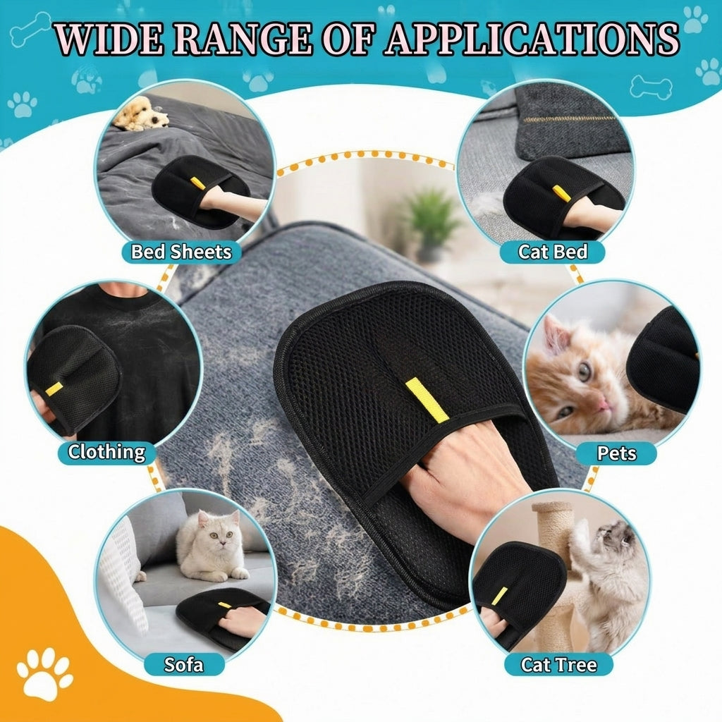 Guante quitapelos para mascotas